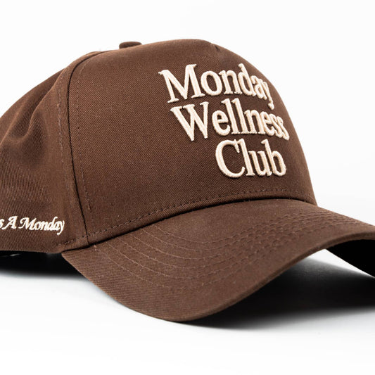 Monday Wellness Club Cap - Brown / Bone
