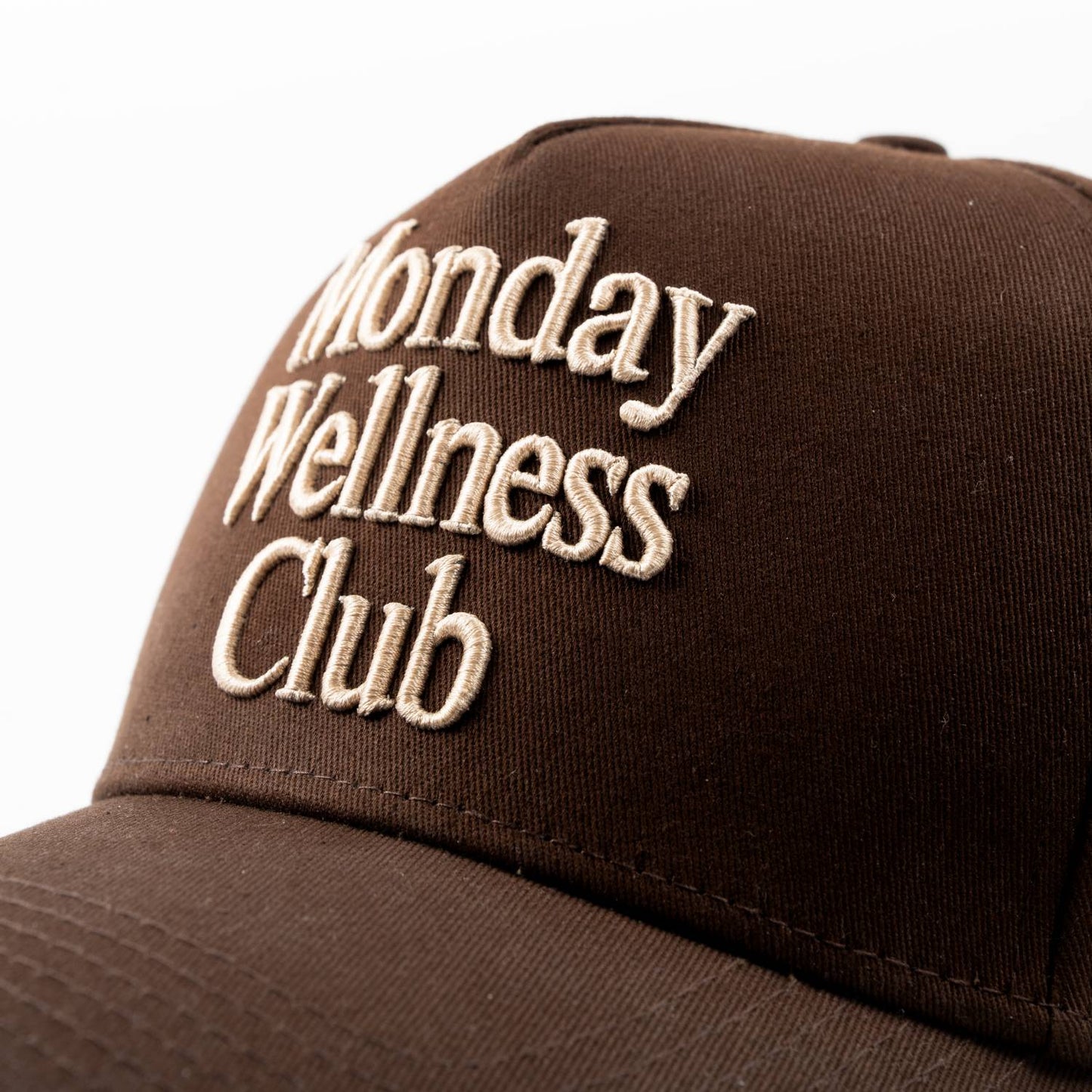 Monday Wellness Club Cap - Brown / Bone