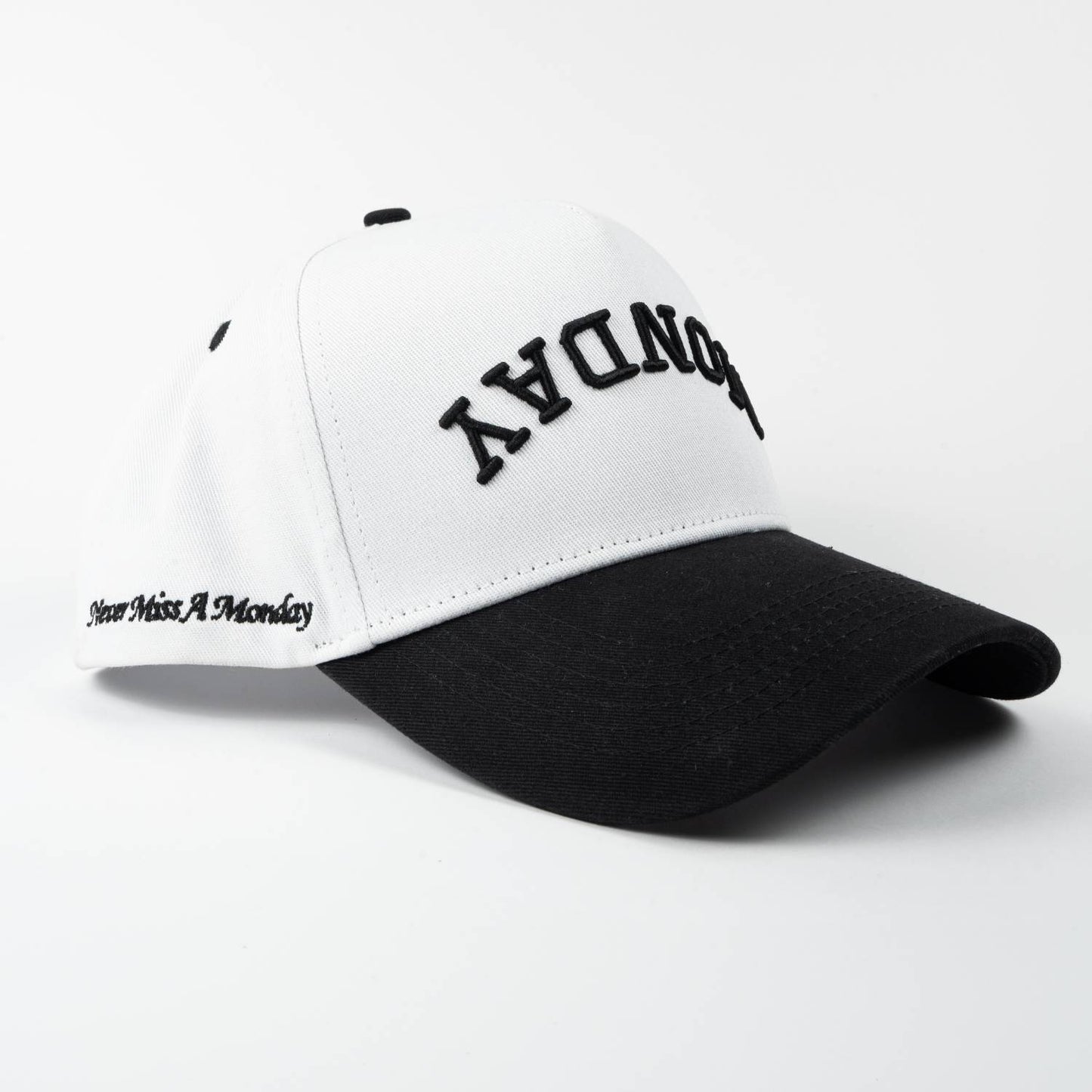 Upside Down Monday Cap - White