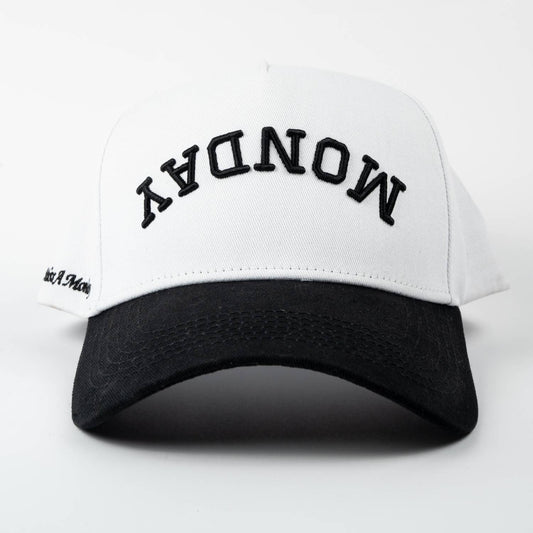 Upside Down Monday Cap - White